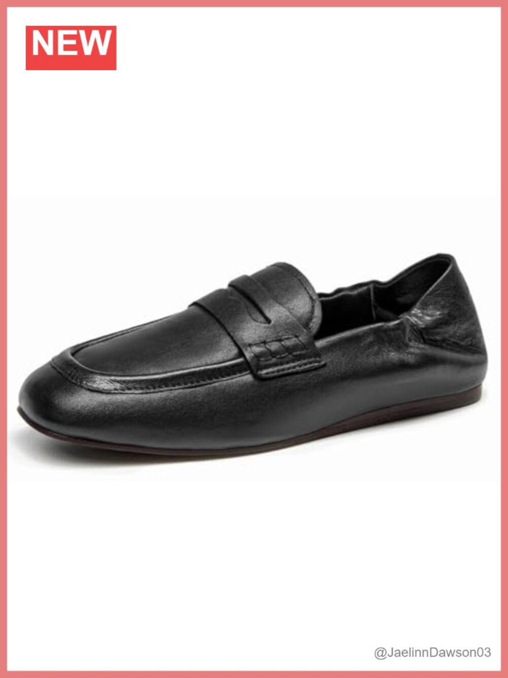 Women's Sheepskin Leather Penny Loafers Slip Ons Flat Mocc Work Business Casual